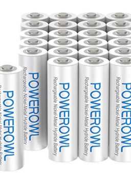 AAA Rechargeable Batteries 24 Pack, POWEROWL High Capacity
