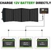 120W Foldable Solar Panel Charger: Power Your Portable Station, RV Battery, Perfect for Jackery/Rockpals Generators with 20A Controller