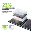 Stay Powered Anywhere: Paxcess 60W Foldable Solar Panel with USB QC 3.0 & Type-C for Off-Grid Adventures
