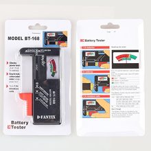 D-FantiX Battery Tester BT-168 – Compact, No Battery Required, Easy-to-Read Checker for AA, AAA, 9V, C, D & Button Cell Batteries