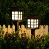 GIGALUMI Solar Pathway Lights Outdoor