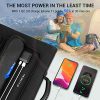 60w portable solar panel with parallel cable