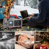 ROCKPALS 300W Portable Power Station with 60W Foldable Solar Panel Charger - Ideal for CPAP, Camping, Home Backup & Emergencies 🌞🔋