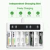 Battery Charger with AA AAA Rechargeable Batteries