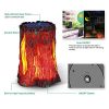 TomCare Flickering Flame Solar Lantern Outdoor