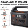 Portable Power Station Explorer 300 - 293Wh Backup Lithium Battery, 110V/300W Pure Sine Wave AC Outlet - Ideal for Outdoor Camping, Travel, Hunting, and Blackouts
