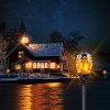 TomCare 8 Pack Solar Lights Outdoor Flickering Flames