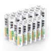 EBL 24 Sets AA AAA Batteries Combo with 12-Pack