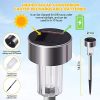 16Pack Solar Pathway Lights Outdoor Stainless Steel