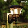 Maggift 12 Lumens Solar Wall Lantern, 2 Pack