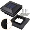 MAGGIFT 15 Lumen Solar Post Lights