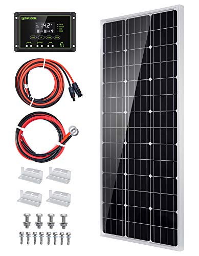 Topsolar Solar Panel Kit 100 Watt 12 Volt Monocrystalline