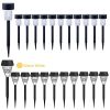 Maggift 12 Pcs Solar Pathway Lights | Warm White 12 Pack