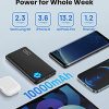 Portable Charger Triple 3A High-Speed 10000mAh Power Bank