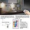 AA Battery Powered Dimmable Puck Lights with Remote