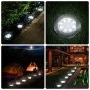 Solar Lights Outdoor, 8 LED Solar Garden Lights