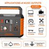 Portable Camping Generator, 330W/78000mAh Portable Power Station