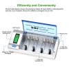 EBL D Cells 10000mAh Rechargeable Batteries