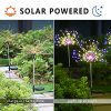 ✨ 2 PCS Solar Firework Lights - Multi-Color 120 LED String Lights for Outdoor Garden, Pathway, Yard, & Christmas Decorations