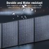 40W Foldable Solar Panel with USB QC 3.0, 12-15V DC Output