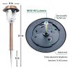 Solar Garden Lights Outdoor Pathway Lights Glass