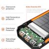 Solar Charger 30000mAh, Solar Power Bank