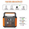 Portable Camping Generator, 330W/78000mAh Portable Power Station