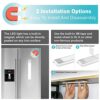 Illuminate Anywhere with LRLXE 45LED Motion Sensor Closet Lights - Perfect for Kitchen, Under Cabinet, and Hall Lighting