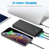 26800mAh Portable Charger - Dual Output and Colorful LED Indicator for Ultimate Convenience