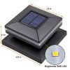 MAGGIFT 15 Lumen Solar Post Lights