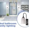 Illuminate Any Room with Battery Operated Wall Sconce - Easy Wireless Installation for Room Lighting - Elegant Chrome Finish, Soft Warm Glow