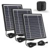 iTODOS 3 Pack Solar Panel Works for Blink XT XT2