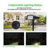 Ketive 15 LEDs Landscape Spotlights Outdoor Solar Powered