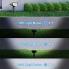 LiBlins 6-Pack Solar Landscape Spotlights – 33 LED 2-in-1 Outdoor Wall & Ground Lights, IP67 Waterproof, 3 Modes ❄️🌞