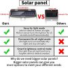 Aootek New solar lights 120 Leds with lights reflector