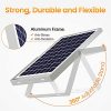 SOLPERK 10W Solar Panel, 12V Solar Panel Charger Kit
