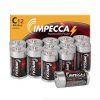 Impecca C Batteries High-Performance Alkaline C Cell Battery