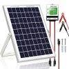 SOLPERK 10W Solar Panel, 12V Solar Panel Charger Kit