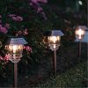 Pathway Lights Solar Powered 4 Pack Landscape LED