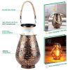 TomCare Solar Lights Outdoor Flickering Flame