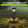 Radiant Garden Delights: 12-Pack Solar Pathway Lights