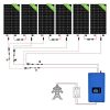 ECO-Worthy 1000W 24V Solar Grid Tie System for Home Use - 6x180W Solar Panels + 1000W Inverter, Power Your Home with Solar 🌞🏡