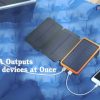 Solar Charger 24000mAh FEELLE Portable Solar Power Bank