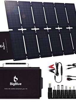 100W ETFE Solar Panels, BigBlue Folding Camping Solar Charger