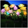 Solar Lights Outdoor Decorative, RECHOO 3 Pack