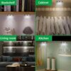 Any Space Seamlessly with 6-Pack LED Puck Lights! Enhance Your Environment with Battery-Operated, Dimmable, and Wireless Cabinet Lights. Ideal for Closets, Under Cabinets, and More.