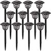 MAGGIFT 12 Pack Solar Pathway Lights