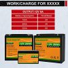 ECO-WORTHY 5Amp 12V Automatic Smart Battery Charger