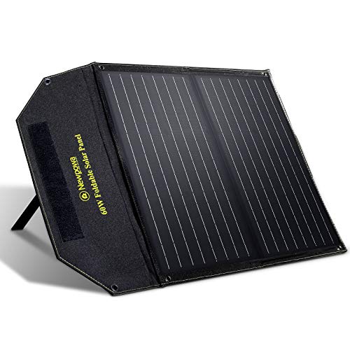 Newpowa 60W Foldable Solar Panel Charger High-Efficiency Mono Cells