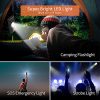15000mAh Portable Solar Power Bank with Dual USB Ports and 15 LED Lights